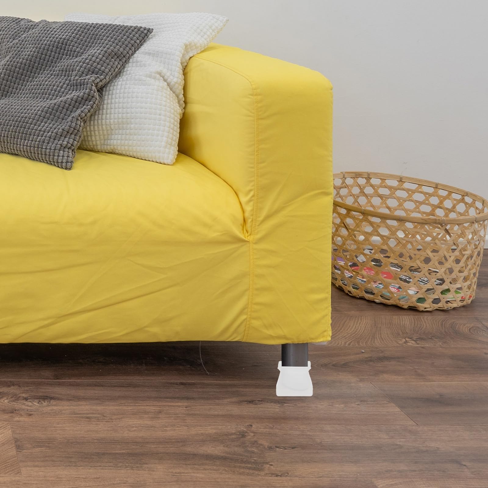 10 tapas cuadradas de silicona para patas de silla, antideslizantes, protectores de patas de muebles, almohadillas para proteger el suelo de sillas de madera dura