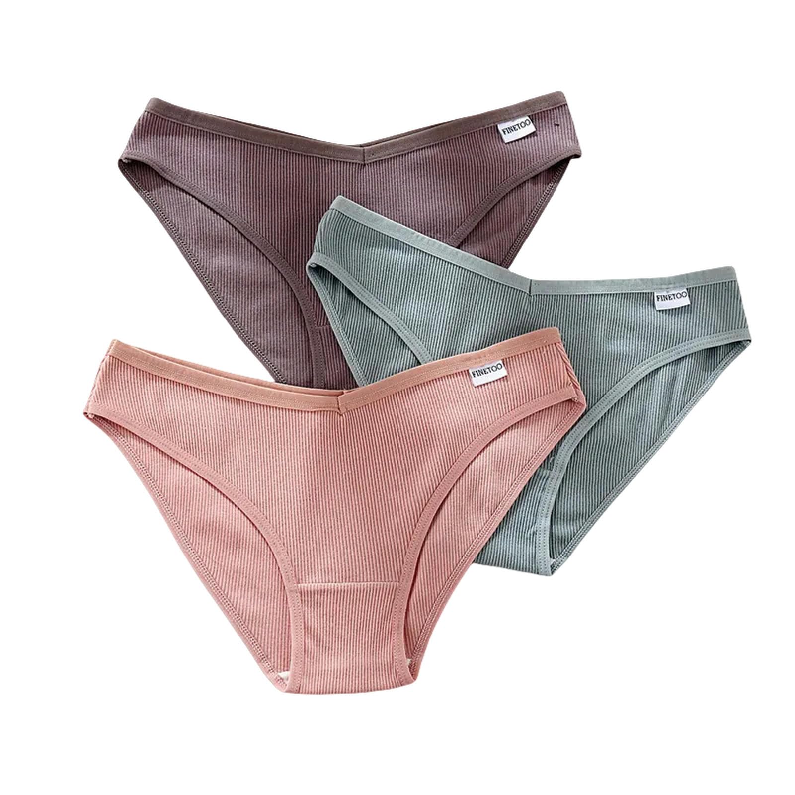 Mutande Donna Cotone Mutandine di Cotone Femminile V Vita Biancheria Intima Plus Size Briefs Ladies Bassa Riduzione delle Mutandine Comode Mutandine Lingerie-Set 13-XXXL