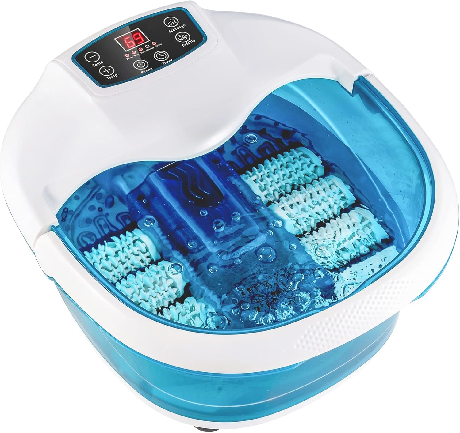 Onnertune Foot Spa Bath Massager w/Heat & Bubble, 6