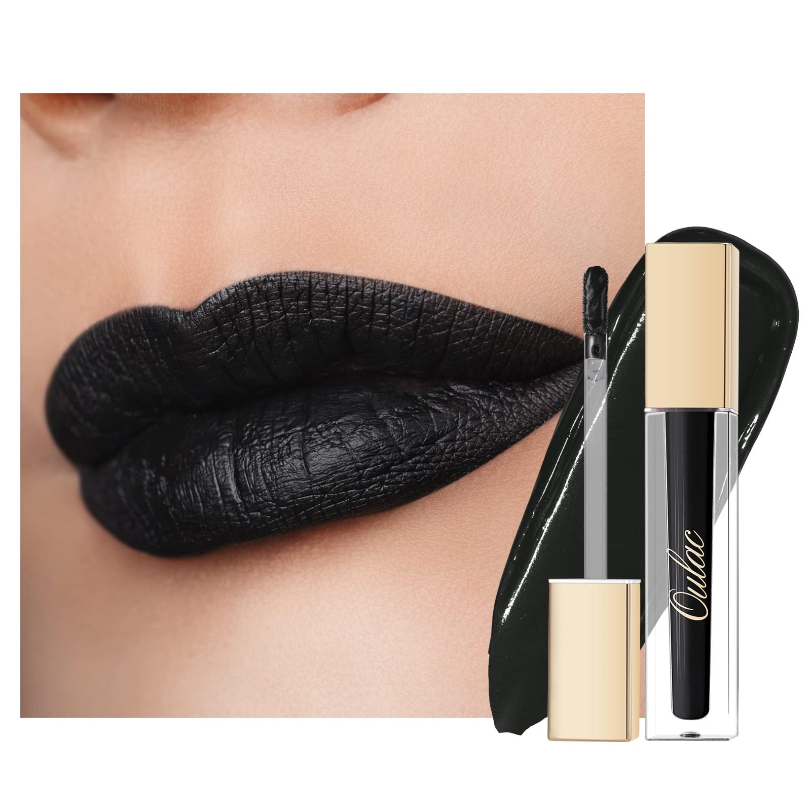 Oulac Matte Liquid Dark Red Lipstick for Women, Long Lasting Lip Stain, Waterproof Highly Pigmented Creamy Formula Lipstick with Vitamin E, Vegan, 4.5ml (M18) — view 139