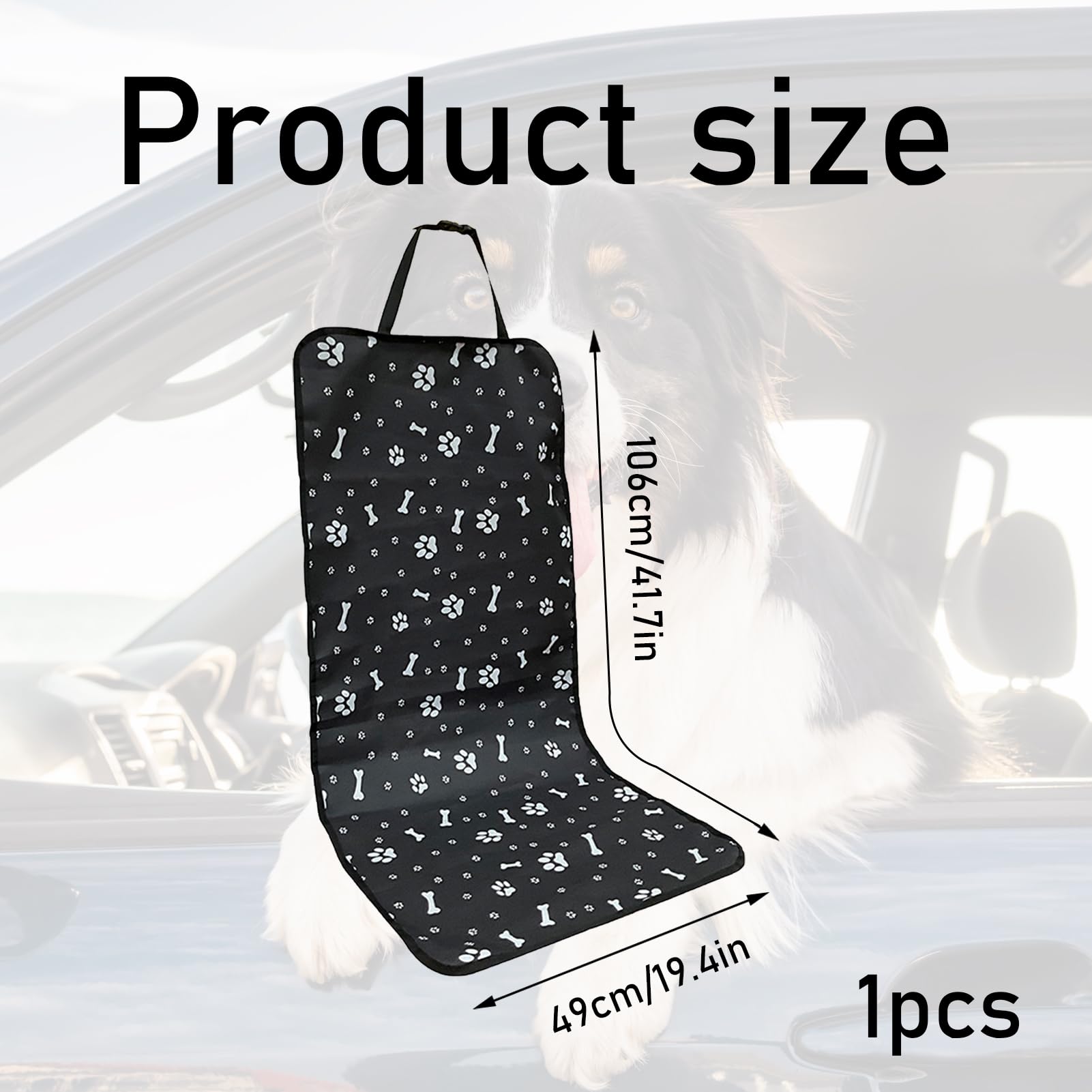 Cloudlink 1PC Dog Seat Cover Breathable Absorb Sweat and Heat Easy to Clean Seat Covers for Dogs Comfortable Wear Resistant Anti Dirty Seat Cover for Dogs for Dog Universal Fits Cars Trucks and Suvs - Image 2