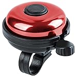 Xthuge Classic Bike Bell, Aluminum Bicycle Bell, Loud Crisp Clear Sound Bicycle Bike Bell for Adults Kids(Red-Right Hand Use)