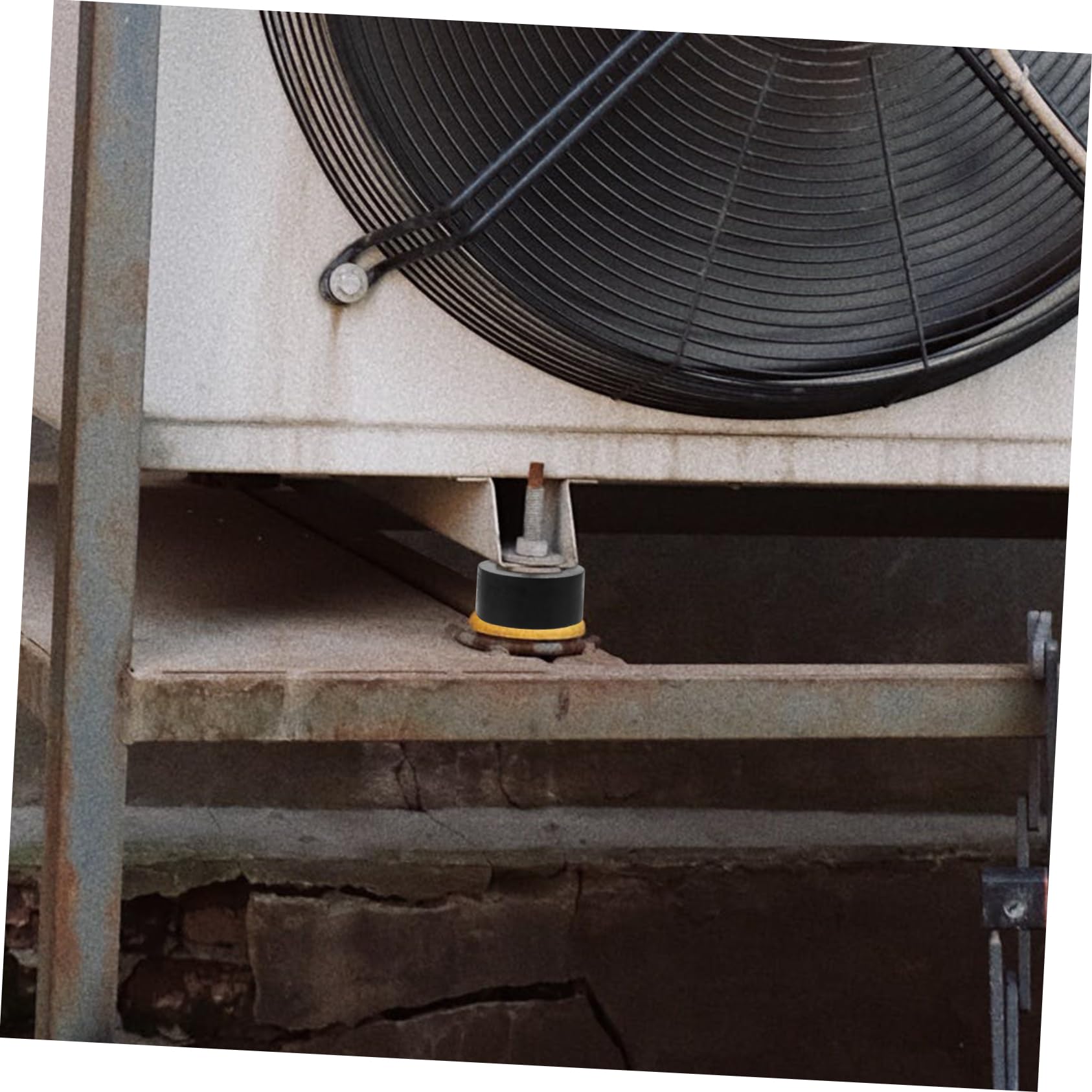 HOMSFOU 4piezas Soporte Antivibración De Goma Para Aire Acondicionado Almohadillas De Silencio Reducción De Ruido y Choque Para Instalación Fácil Unidades Exteriores