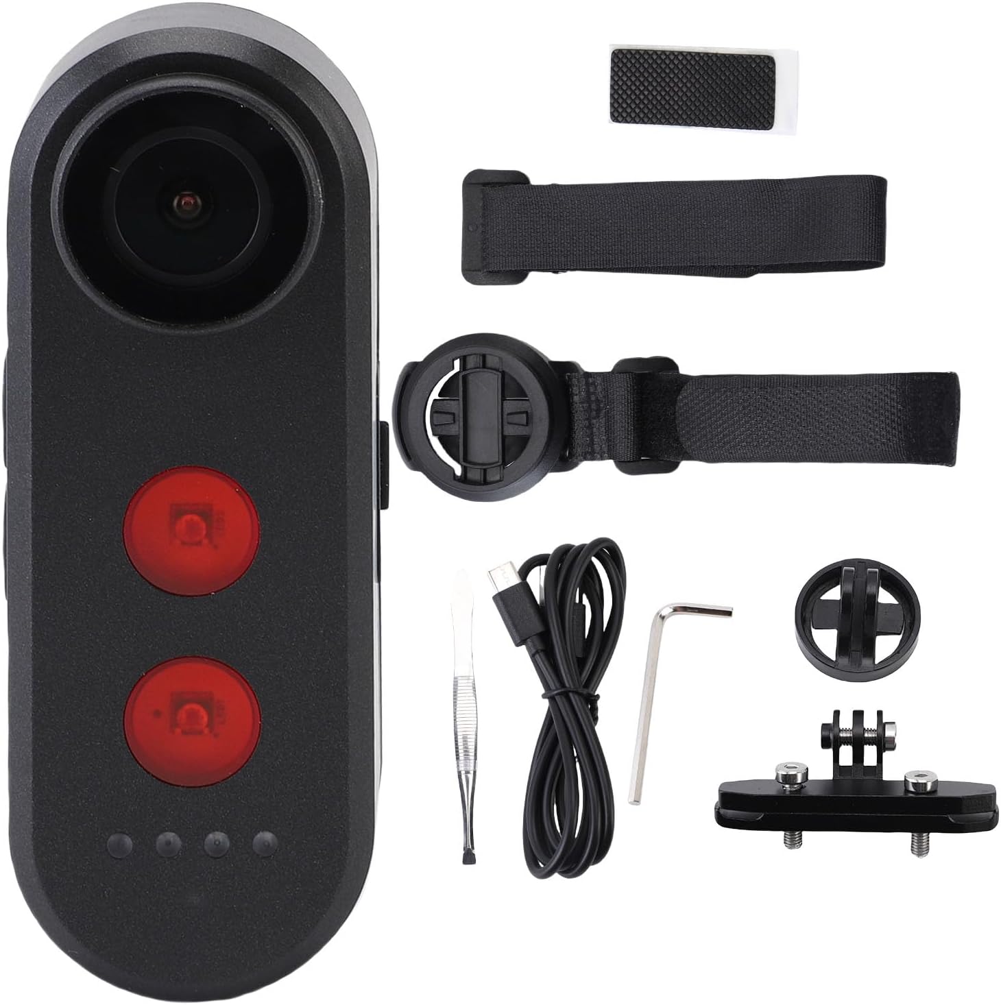 Bike Camera 1080P with Tail Light Water Proof for Outdoor Cycling Electric Bikes