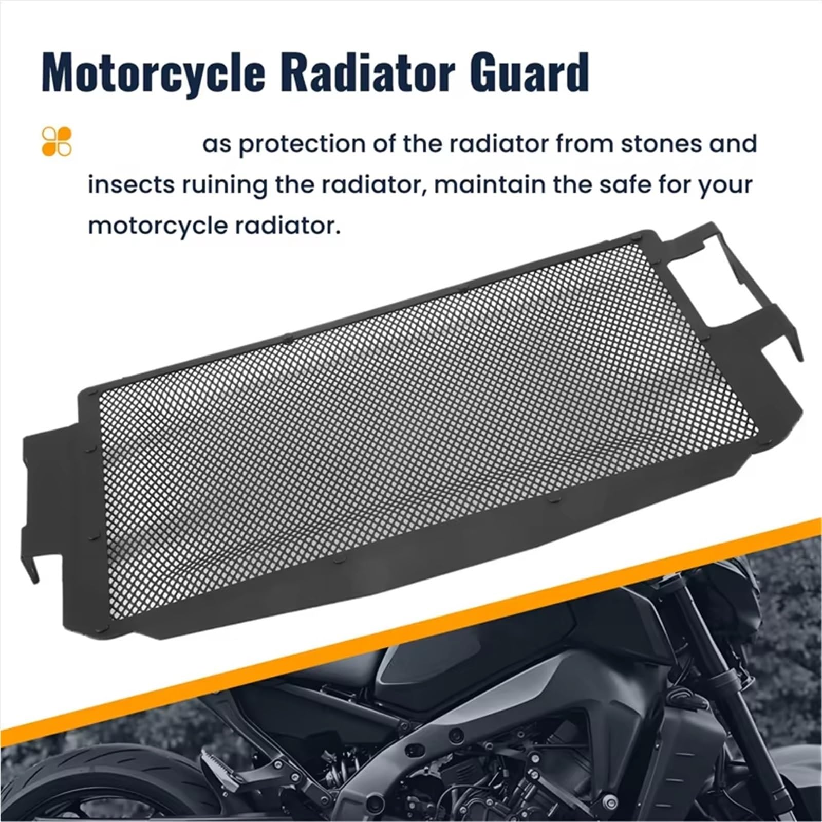 Moto Copri Radiatore Griglia Per MT-09 Per MT09 Per MT 09 2024 2025 Motociclo Copertura Della Griglia Radiatore | Accessori moto Protezione protezione radiatore Protezione copertura griglia