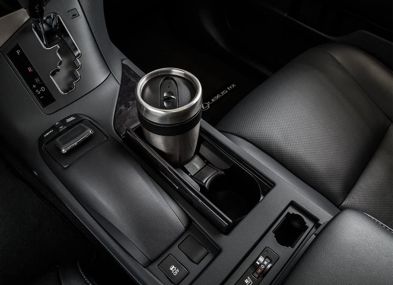Center Console Cup Holder Insert Divider Barrier Partition Separator for Lexus RX350 RX 350 RX450h RX 450h Base F Sport F-Sport Sportdesign 2010-2015 (2010 2011 2012 2013 2014 2015) 10-15 image 3