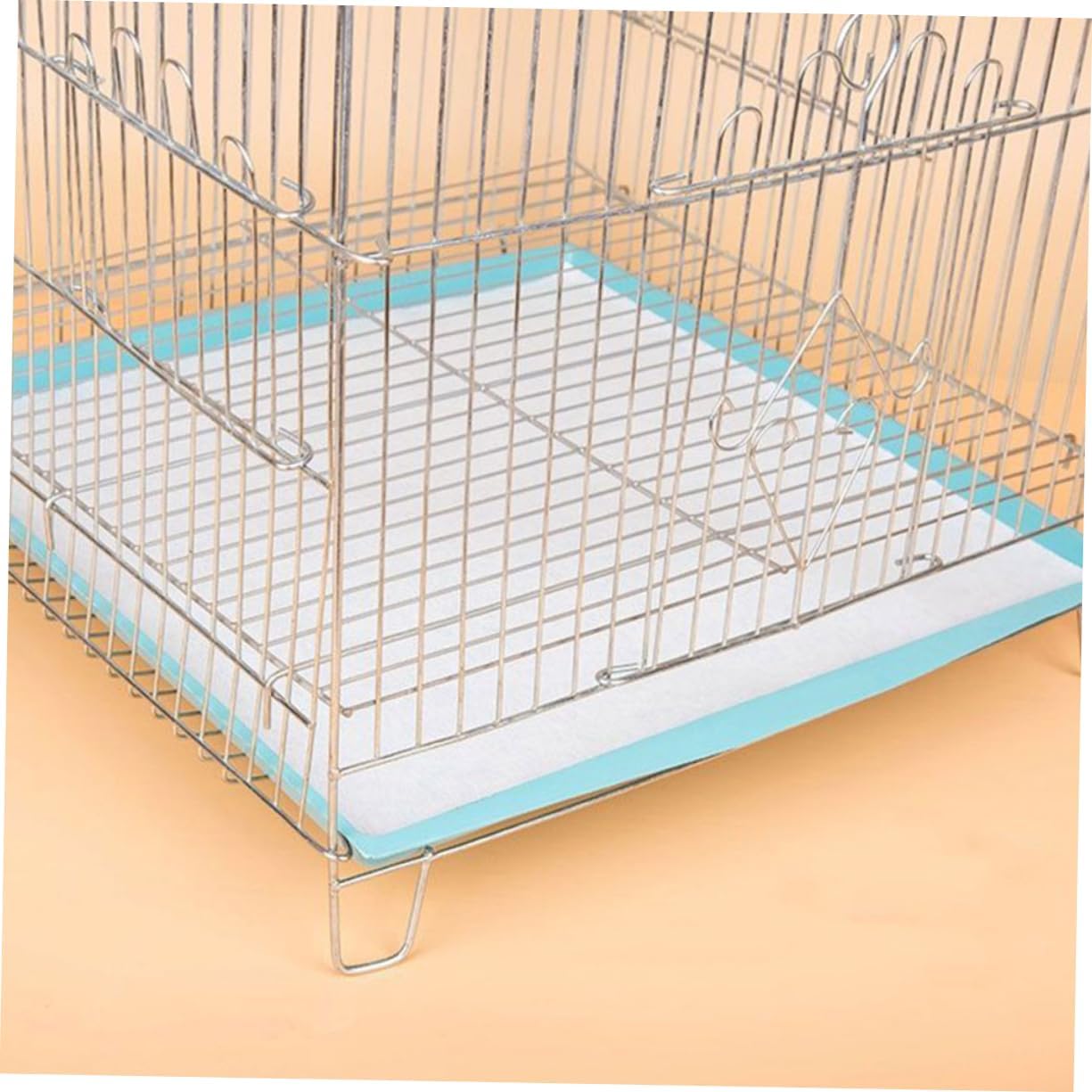 BESPORTBLE 100pcs Bird Cage Mat Bird Bedding for Cage Bird Cage Bedding Cage Liner Birdcage Bedding Litter Bird Cage Accessories Birdcage Accessories Parakeet Cage
