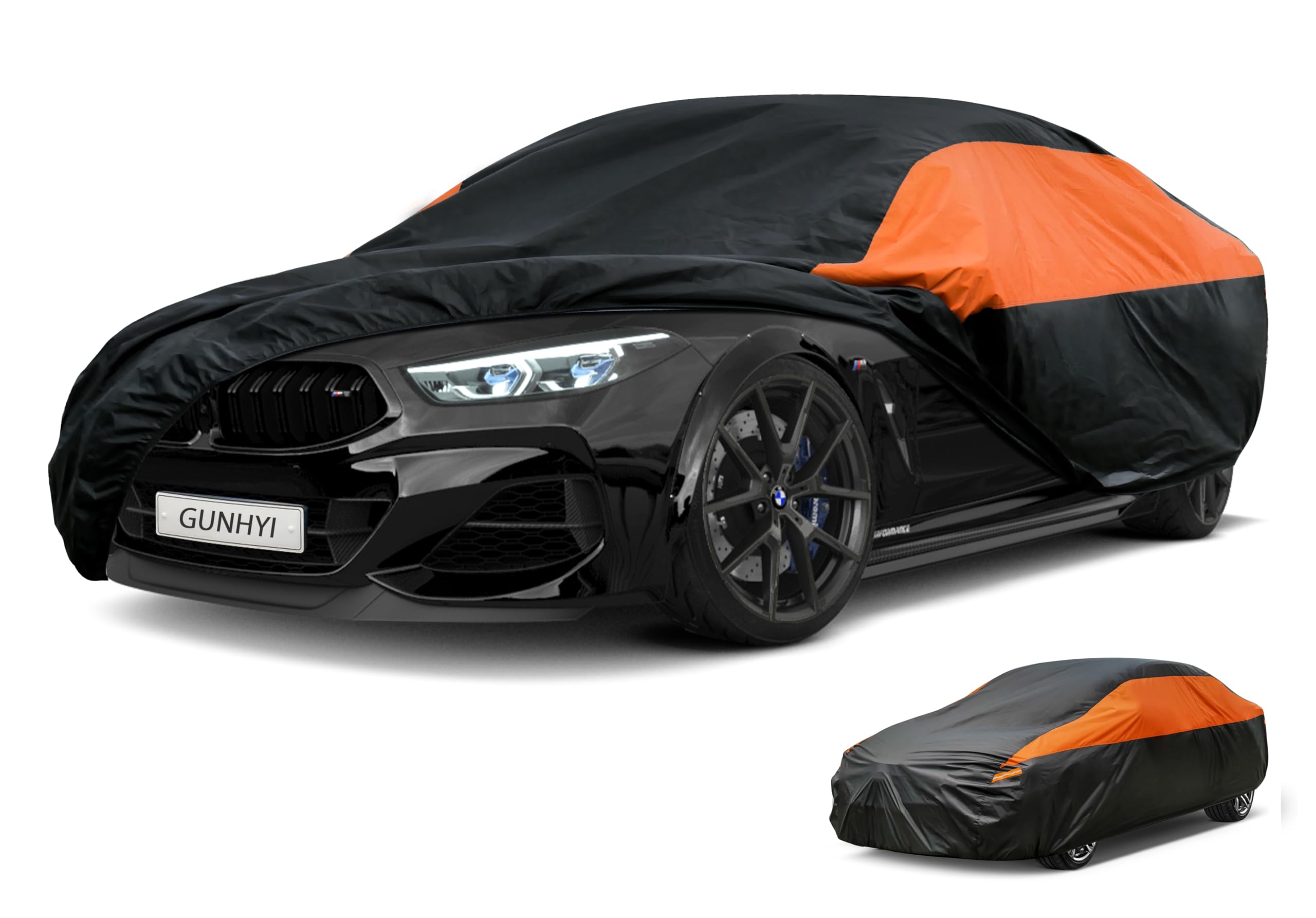 GUNHYI BMW Car Cover Custom Fit BMW 8 Series Coupe Waterproof All Weather for Automobiles, Lightweight Full Exterior Cover Outdoor Sun UV Rain Dust Snow Wind Protection.
