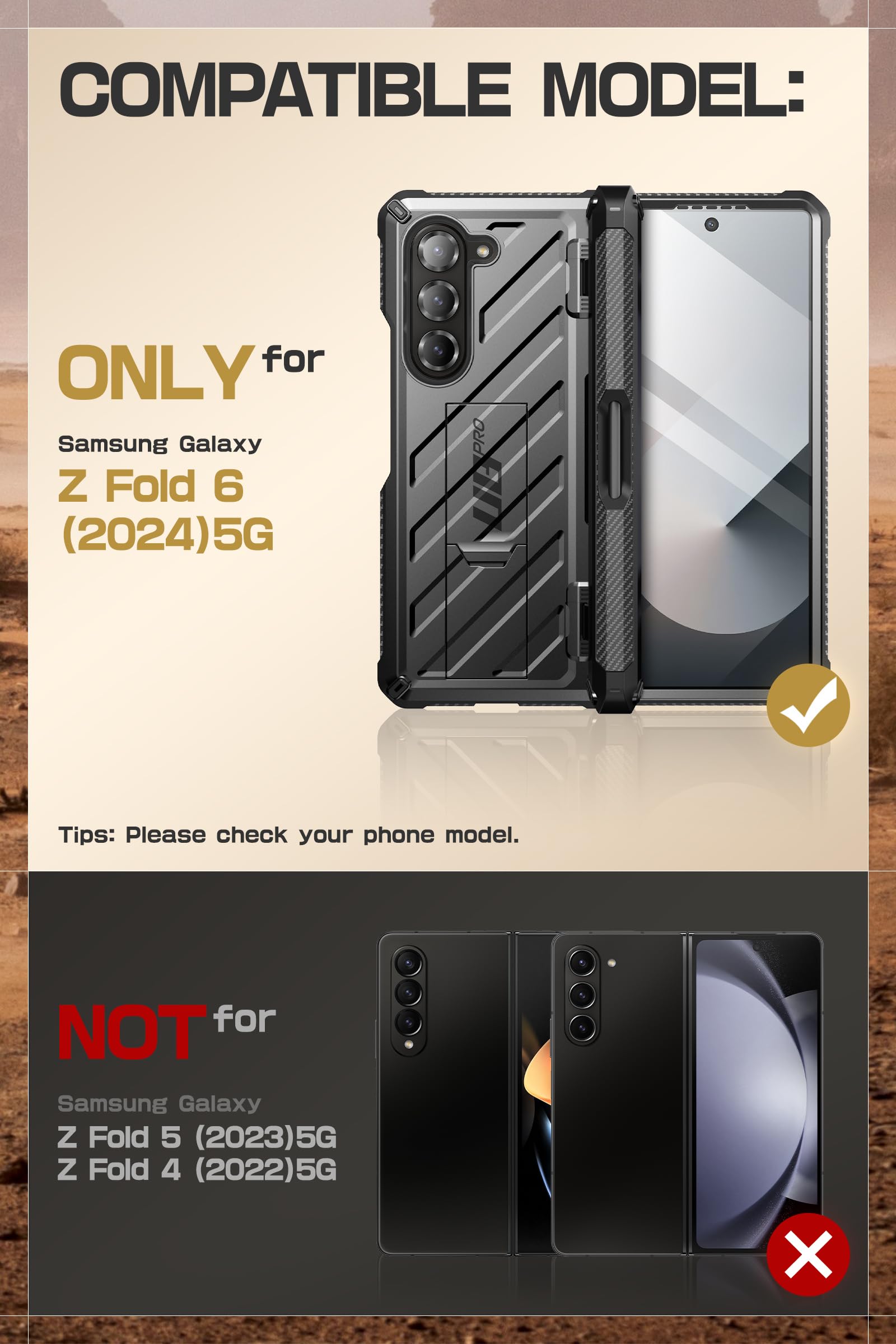 【在庫セール】SUPCASE Galaxy Z Fold 6 5G 2024 ケ Amazon.com: SUPCASE Bundle for Samsung Galaxy Z Fold 6