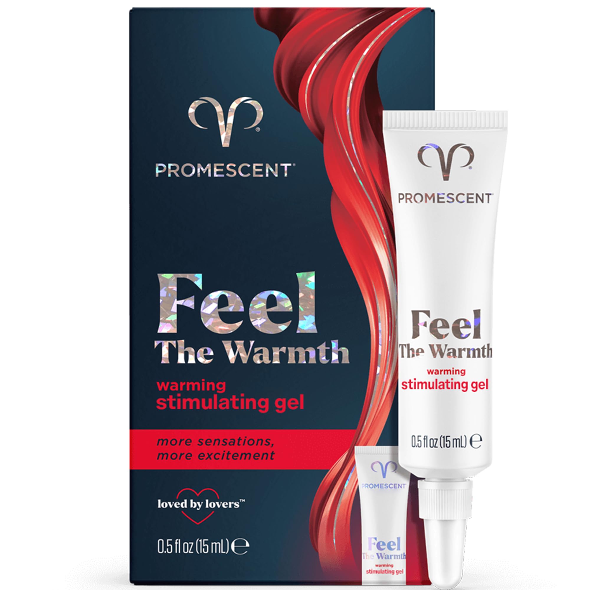 Promescent Warming Lube for Women for New Sensations, Intimate Adult Lube, Warming Lubrification Non Sticky, Gel for Her, Warming Lubricant, 75 Applications (15ml)