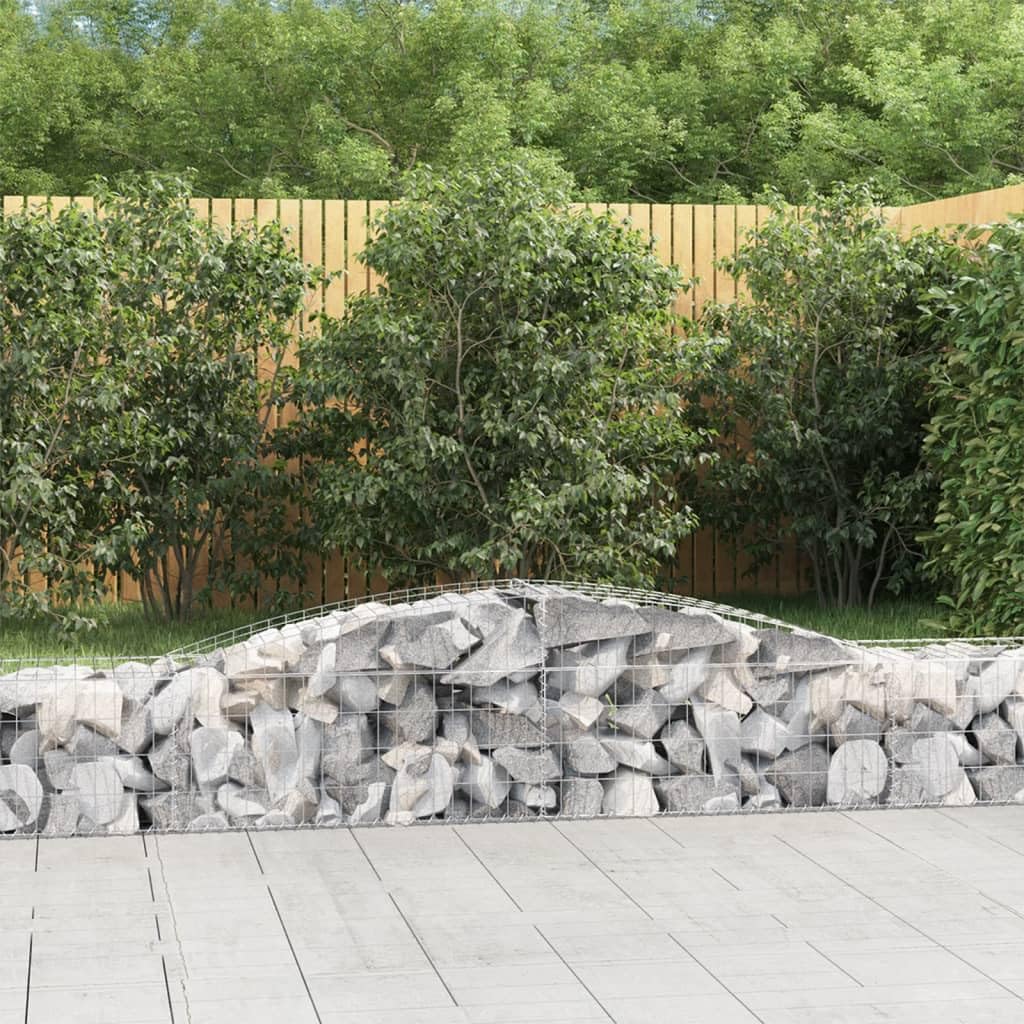 Paniers à gabions arqués haut de gamme en fer galvanisé de 3,5 mm