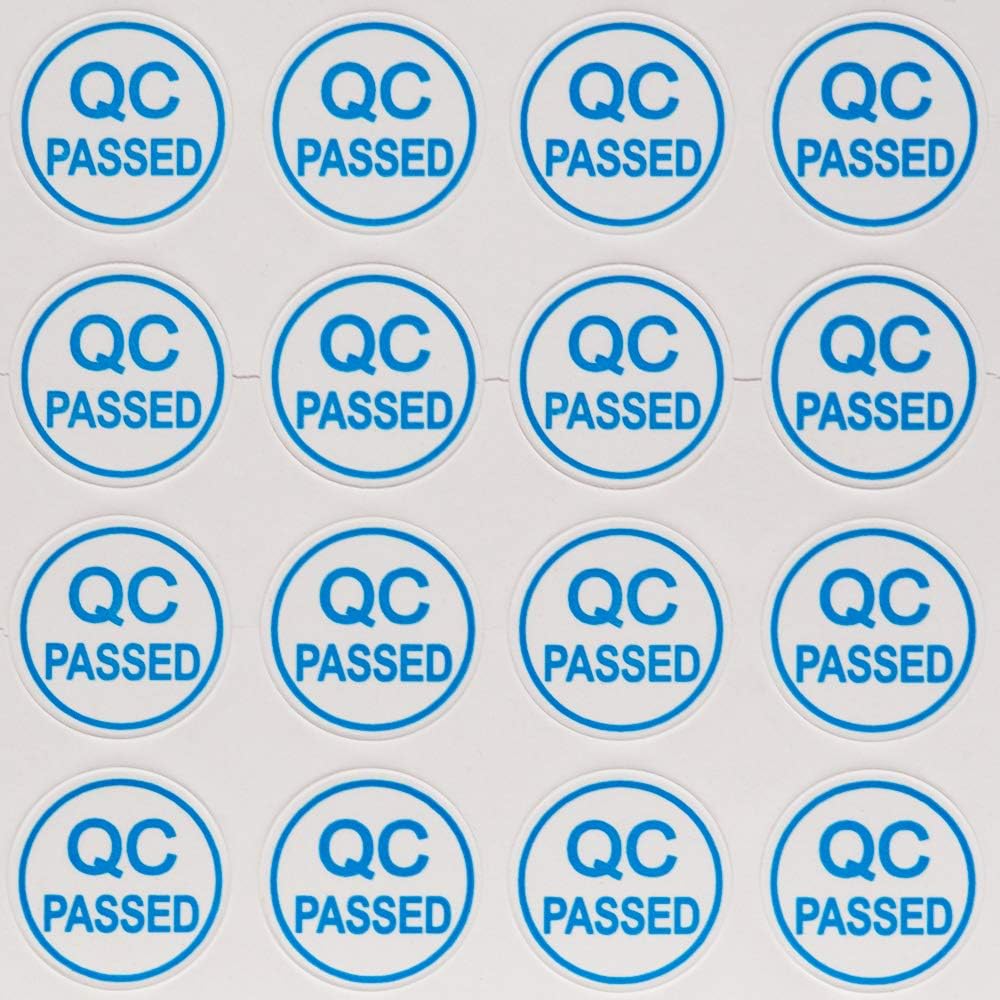 QC Passed Sticker Round Shape Diameter 8MM 5000pcs
