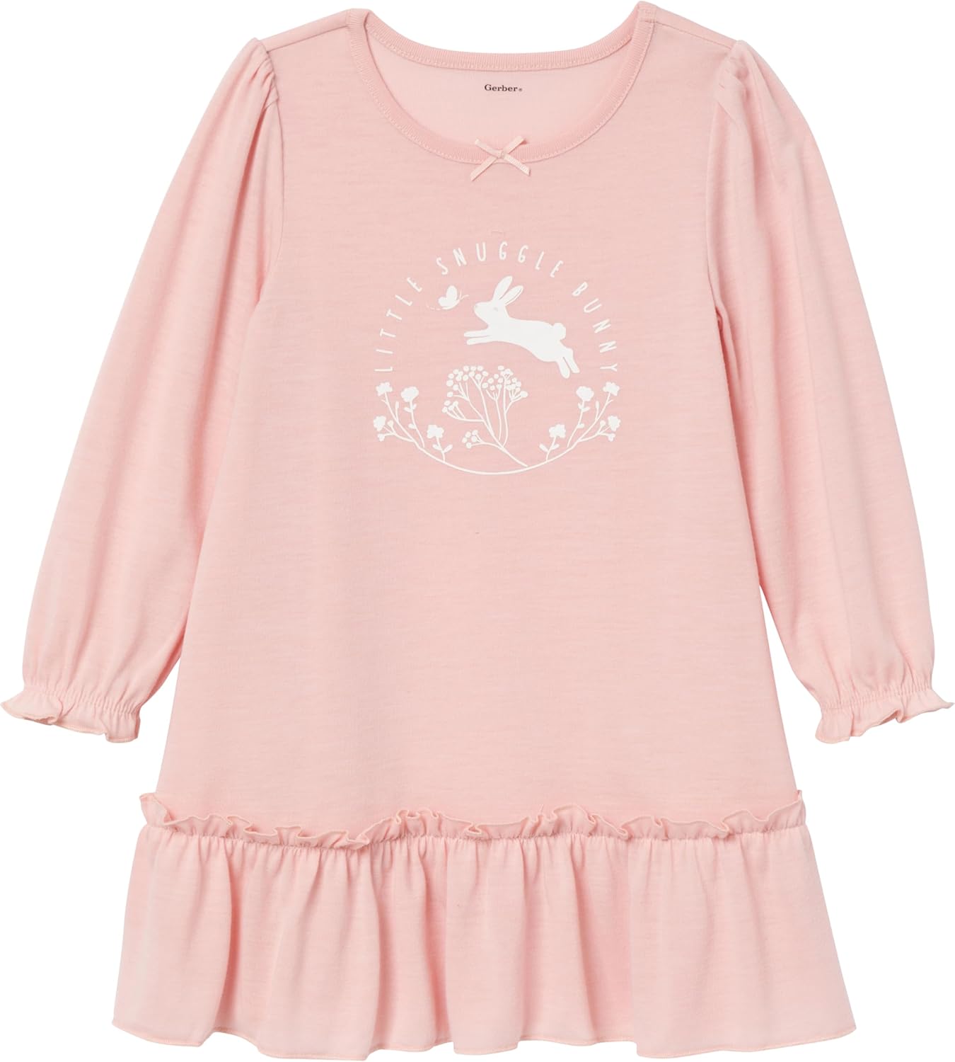 Gerber Baby Girls Toddler Girls' 2-pack Loose-fitting Nightgowns - Image 2