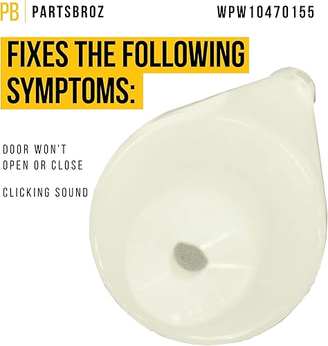Miniatura 3 de PartsBroz W10470155 WPW10470155 - Cámara de puerta compatible con refrigerador Whirlpool Kenmore KitchenAid Maytag - Reemplaza AP6021957 2684165