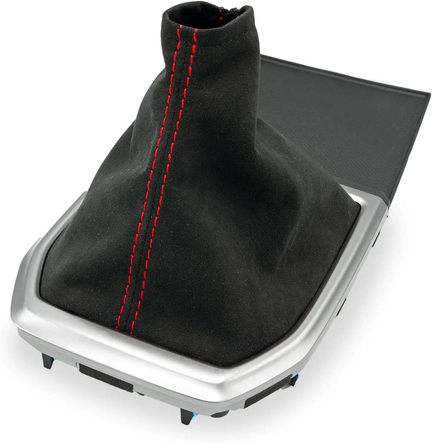 Billetworkz Premium Shift Boot for Subaru WRX Manual (2022+) - Made with Genuine Alcantara Material, Black/Neon Yellow Stitching