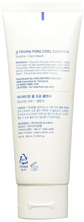 jj young pore cool cleanser