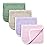 Synrroe Burp Cloths Large, Muslin Burp Cloths for Baby Girls and Boys, Pack of 4 Extra Absorbent and Soft Muslin, 6 Layers 20 by 10 Inches 100% Cotton (Mix 4 Pack Pink Green)