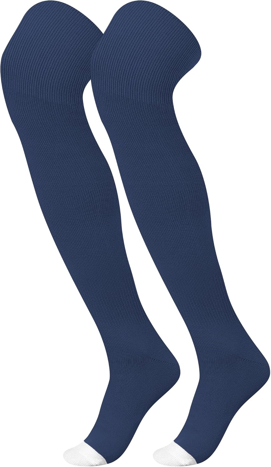 ShinyMatch High Football Socks Multiple Sizes over the Knee Baseball Socks Extra Long for Youth Women and Men