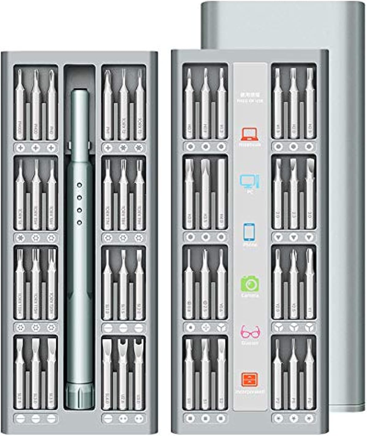 Precision Screwdriver Set,Mini Magnetic Torx Screwdriver Set Repair Tool Kit 48 in 1 with Shaft,Electronics Computer Smartphone Screwdriver Set