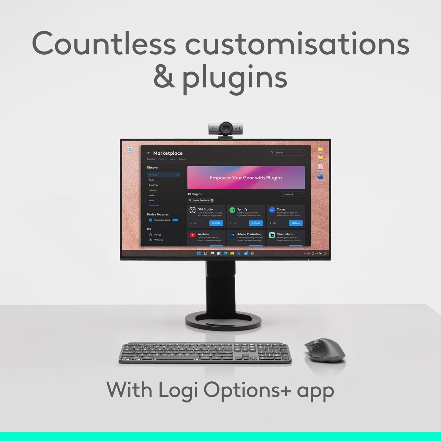 Logi Options+ customization MX Master 4