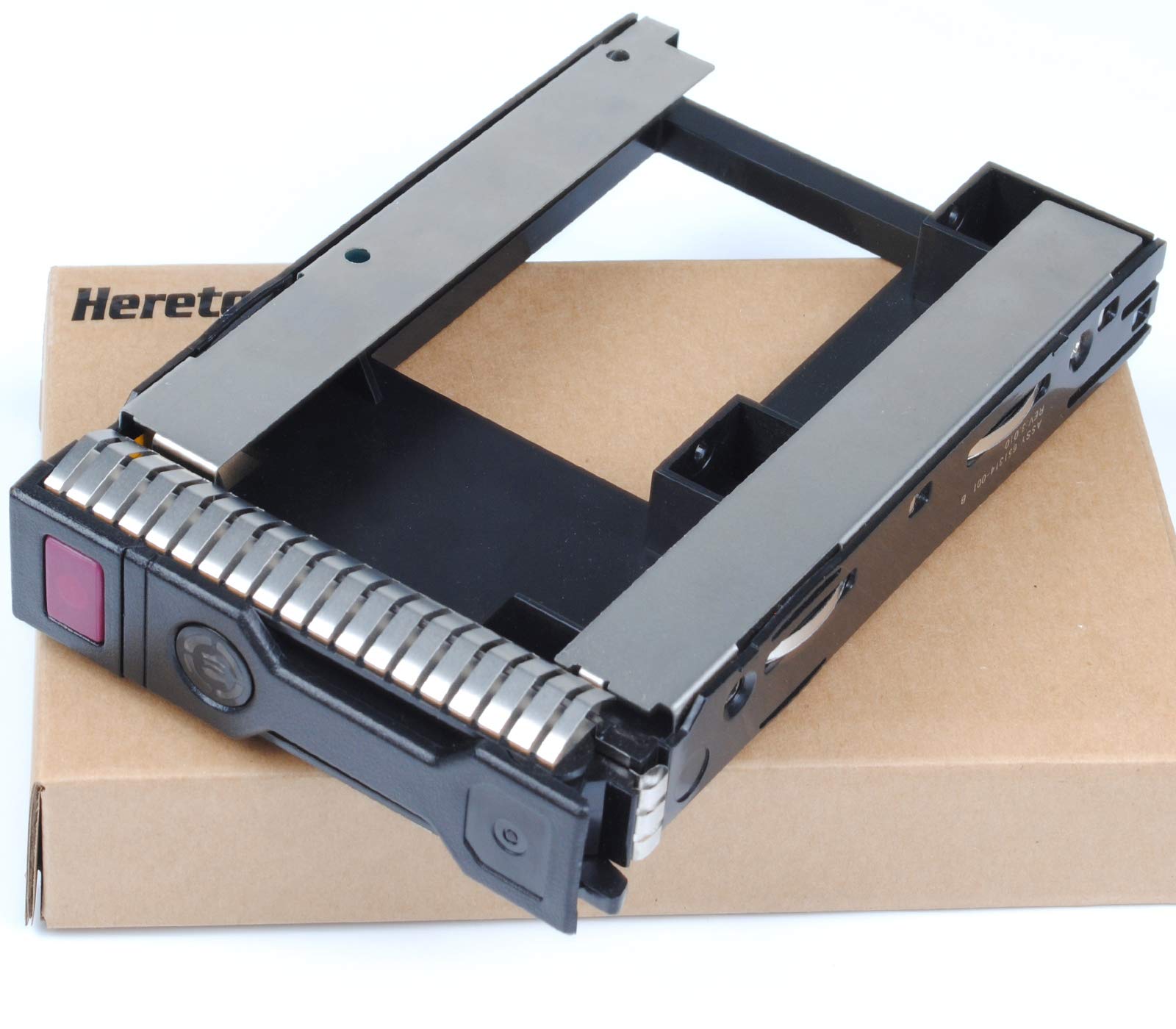 651314-001 3.5" Bandeja de Disco Duro Caddie Caddy Tray con 661914-001 2.5" a 3.5" SAS SATA Adaptador Converter para Servidor HP G8 Gen8 G9 Gen9