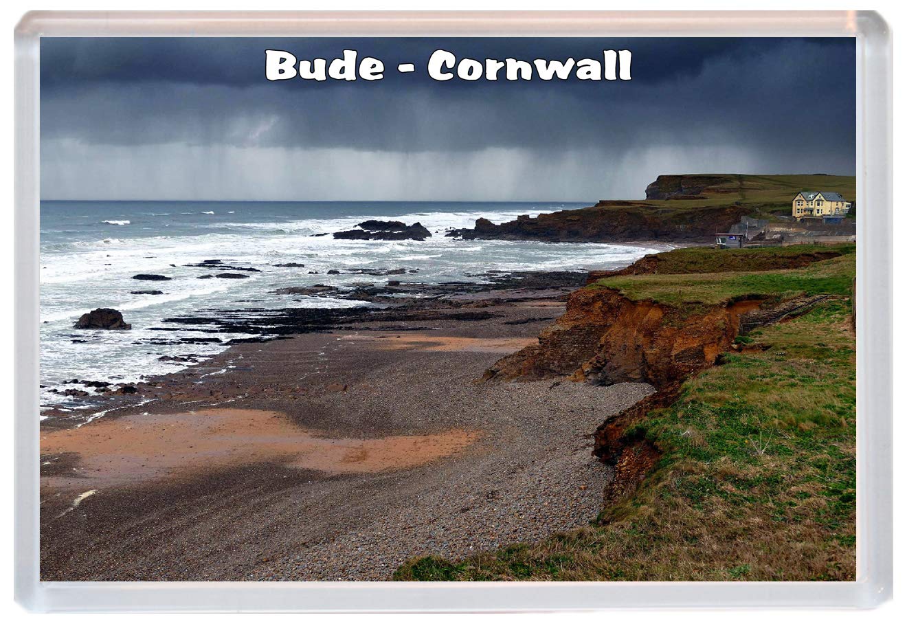 Bude - Cornwall - Jumbo Fridge Magnet BBSM571