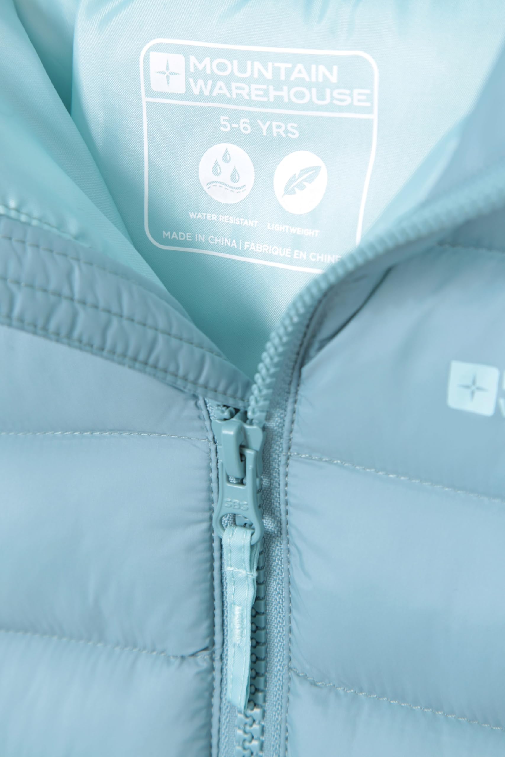 Mountain Warehouse Seasons Steppjacke für Kinder - Ultraleichte, warme, wasserdichte Steppjacke, Jungen/Mädchen Jacke, Kapuze & Reißverschluss - Frühling, Sommer