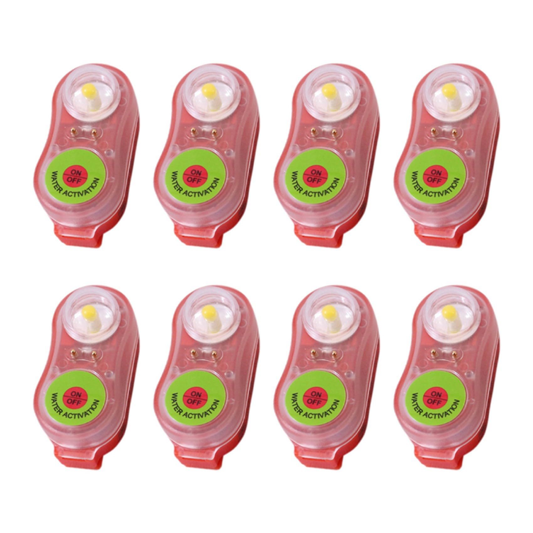 8X Gilet de Sauvetage, Lumière LED, Gilet de Sauvetage Flash, pour la Survie d'urgence en Eau