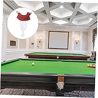 Vista 4 de 6pcs Billar Bolsillos Billar Mesa Accesorios Cuero Snooker Mesa Reemplazo Redes Bolsa Kit