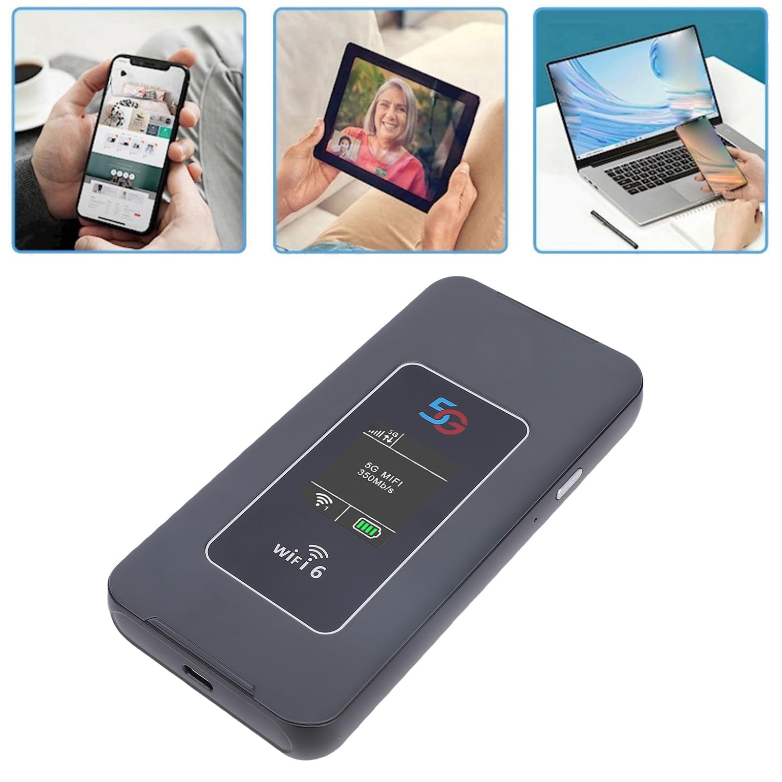 Router Mobile Ultraveloce Ad Alta velocità WiFi Hotspot Portatile 5G per Viaggi D'affari 8000mAh IP67