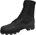 ROTHCO Rothco Bottes de jungle - 8 Inch Botte militaire et tactique pour femme, Hommes , Rugged Tous Terrain léger Chaussures de randonnée Uniforme avec toile respirante