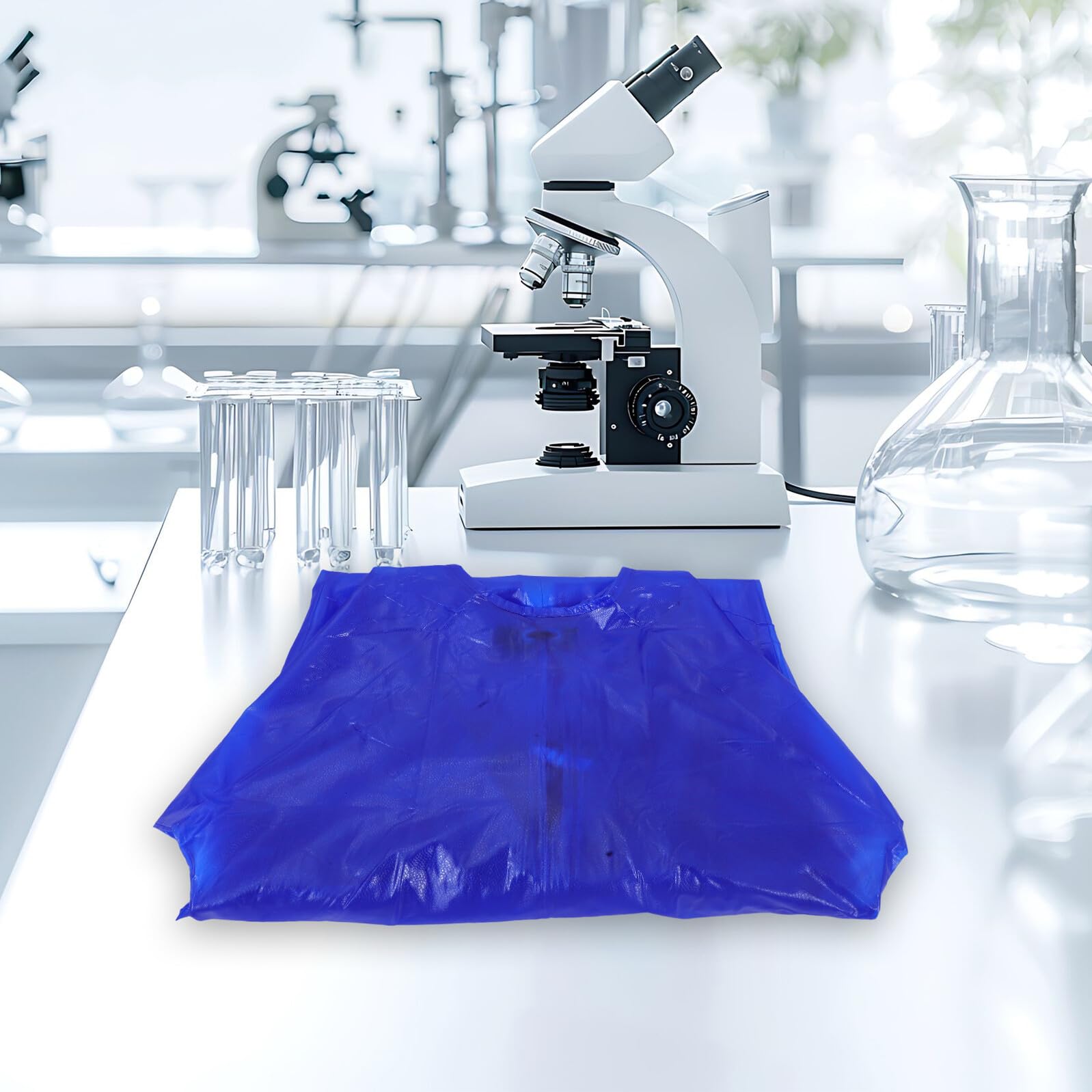Ölbeständige Arbeitsschürze mit Langen Ärmeln Verdicktes Pvc Material Transparente Schutzschürze für Männer und Frauen Robust für Schlachthof und Reinigung