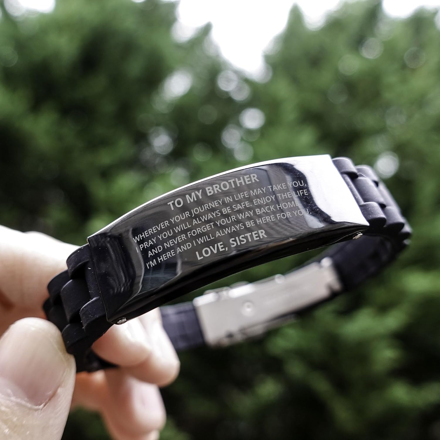 to My Brother Bracelet, Wherever Your Journey in Life May take You, Best Birthday Gifts from Sister