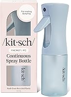 Vista 12 de Botella de Spray Continuo Kitsch para el Cabello – Mister de Agua de Niebla Fina y Botella de Spray de Agua – Botella de Spray de Cabello Reciclada