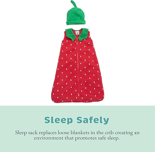 Miniatura 2 de Saco de dormir de forro polar para bebé, manta para bebé, saco de dormir y sombrero para recién nacido