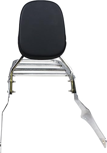 Miniatura 4 de YHMOTO - Respaldo de pasajero con barra de asiento con portaequipajes para Suzuki Volusia VL800 2001-2011 Boulevard C50 2005-2011 Boulevard M50