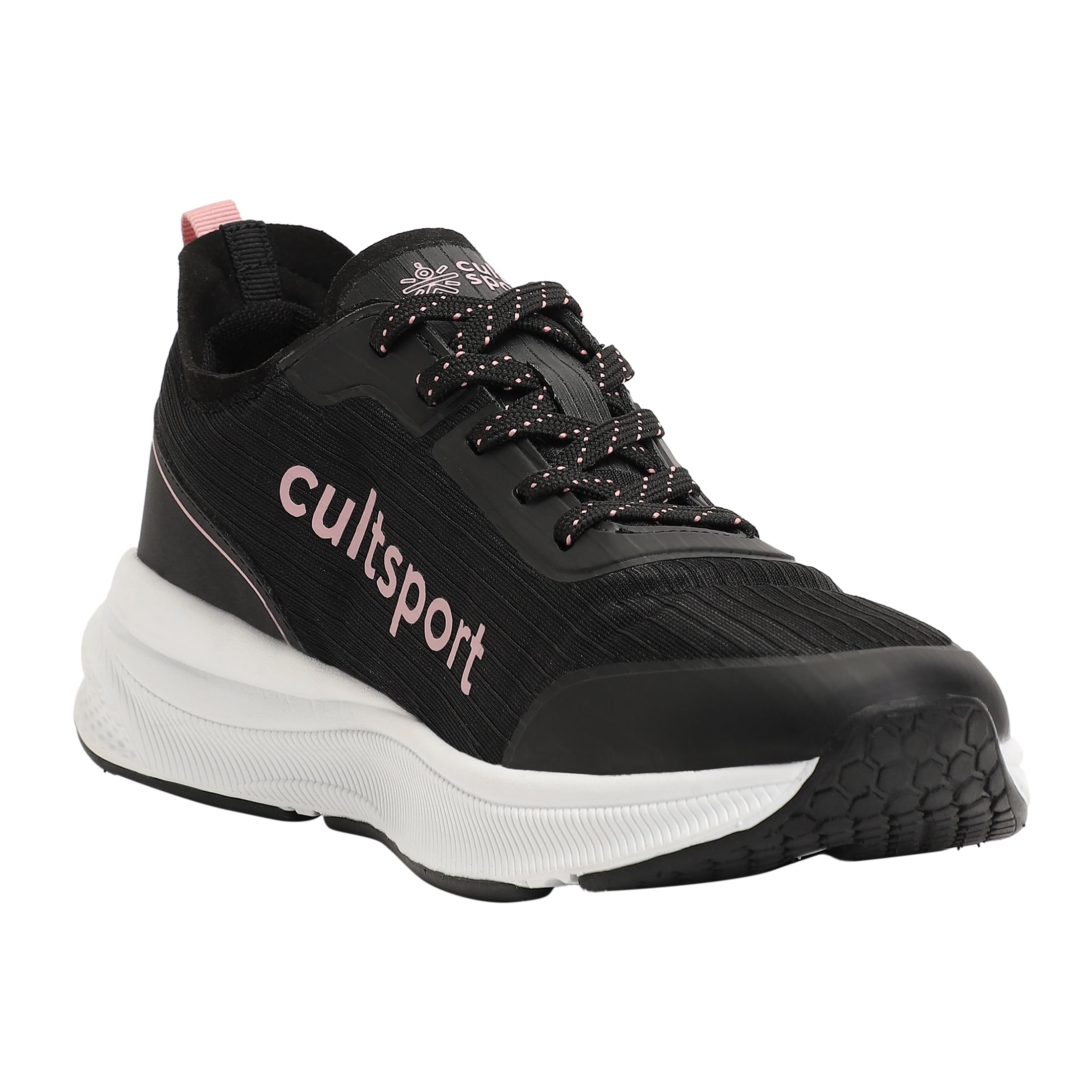 CULTSPORT Flamingo Women Running Shoes | Breathable | Lightweight | Enhanced Cushioning | Multi-Directional Flexibility (CS702316UK5_Black_UK5) (B0C9MJCKW2) Amazon Price History, Amazon Price Tracker