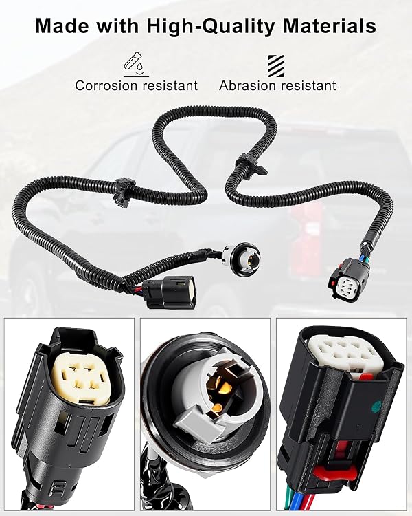 Driver Side Rear Tail Light Wiring Harness Fit for Chevrolet Silverado by Wusquvy - Image 3