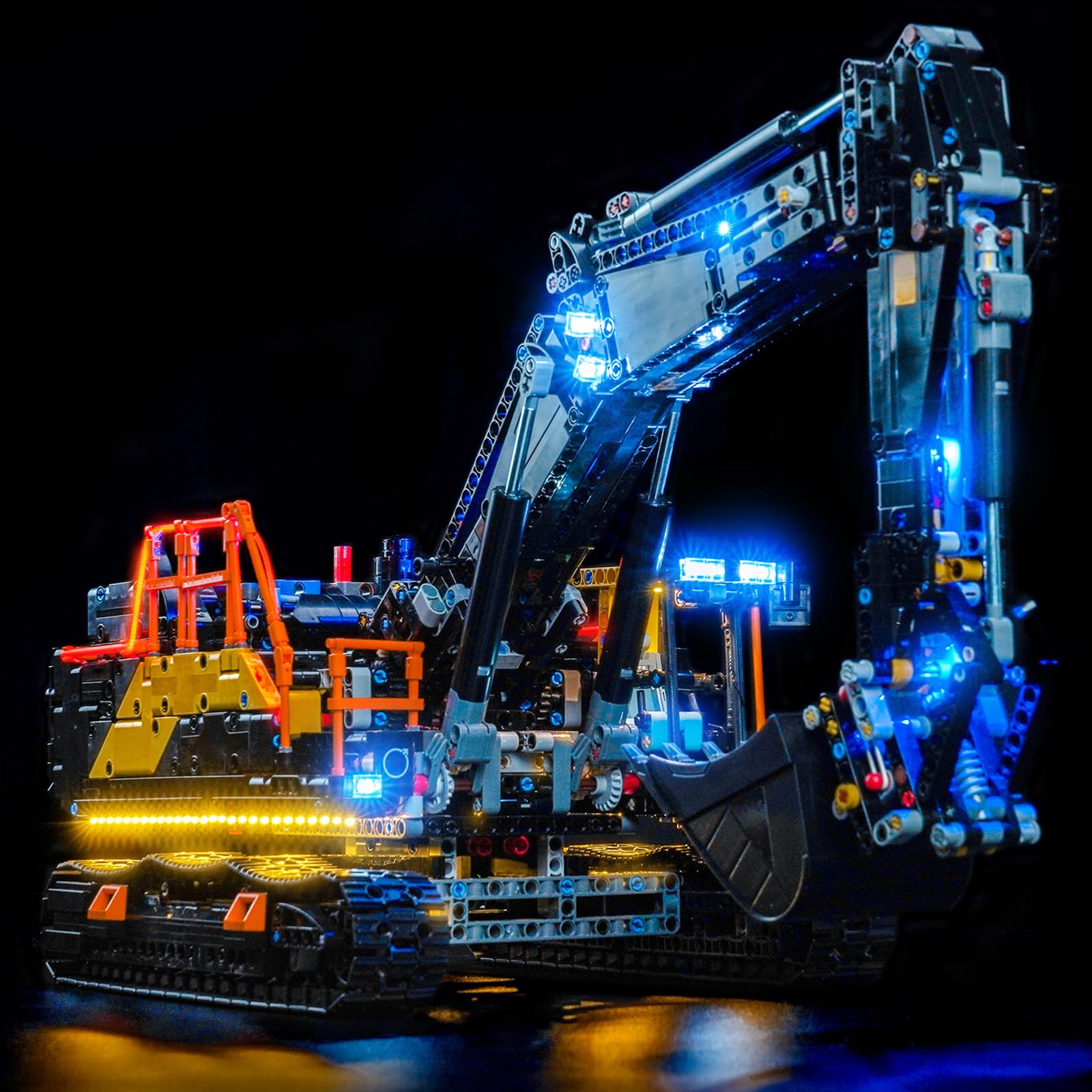Light Kit Compatible with Lego 42215 Volvo EC500 Hybrid Excavator (No Model)