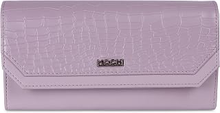 Mochi Women Purple Faux Leather Casual Clutch with Premium Metal Logo (95-134) Price In India