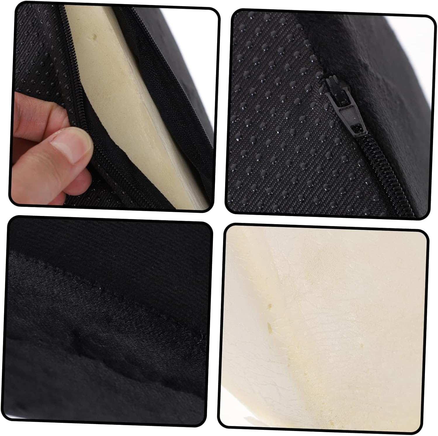 Memory Foam Lumbar Pillow for Orthopedic Pillow for Back Support Tailbone Pain Relief for Car and Bed