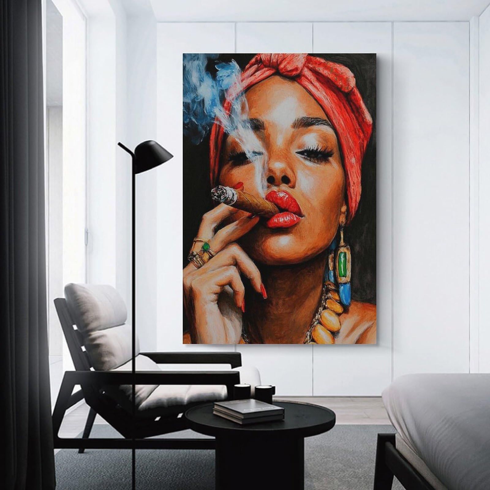 Affiche Décorative Vintage Senora Cubana - Style Cubain, Idéale Pour L'intérieur