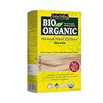 Indus Valley Bio Organic Natural Henna Hair Color For Women Blonde 100gm| 100% Gray Hair Coverage And Long Lasting Hair Dye | Vegan and Cruelty-Free I Herbal Hair Color for All Hair Types