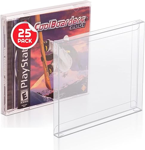 Miniatura 8 de Protector de caja de juegos compatible con CD Jewel Games, PS1 Games Clear Case  Bolsas de venta al por menor a granel de 0.014 in  Estuche de
