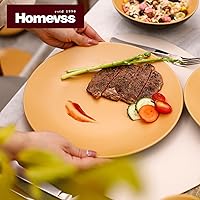 Vista 19 de Colors Life juego de vajilla, exterior negro brillante con interior de color mate