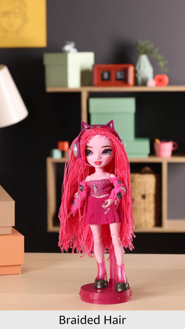 Rainbow High Shadow High Series 3 - Pinkie - Poupée Mannequin Rose - Tenue à la Mode et + de 10 Accessoires de Jeu Colorés - Idéal pour les Enfants de 4 Rainbow High Shadow High Series 3 - Pinkie - Poupée Mannequin Rose - Tenue à la Mode et + de 10 Accessoires de Jeu Colorés - Idéal pour les Enfants de 4