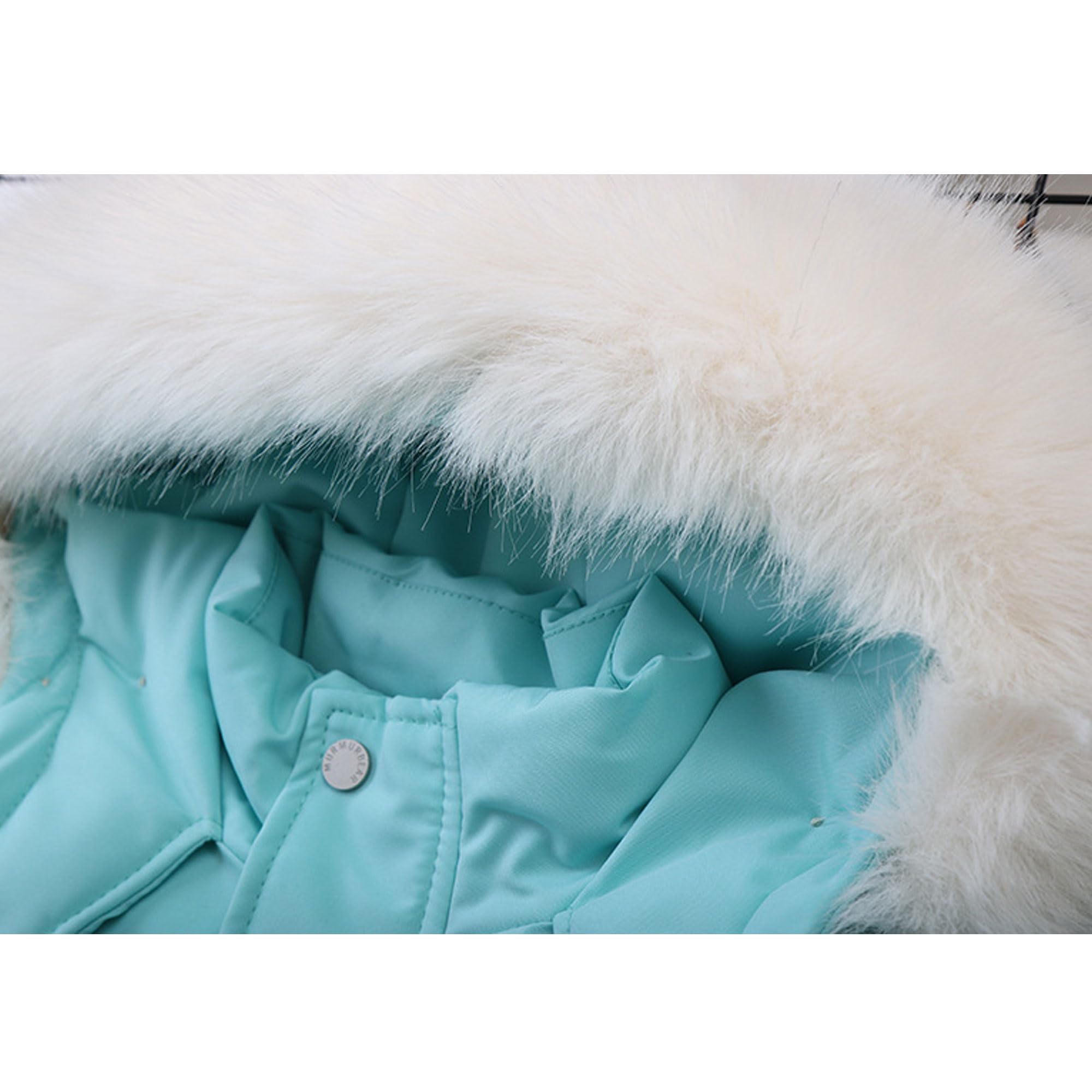 Jueshanzj Children's ski suit suit warm windproof waterproof padded and thickened Tibetan blue 100CM