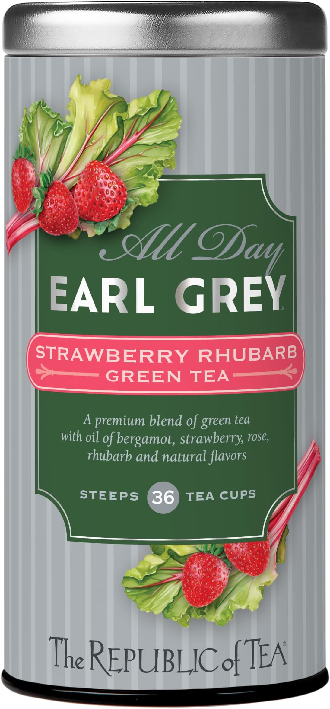 Amazon.com : The Republic of Tea – All Day Earl Grey® Strawberry ...