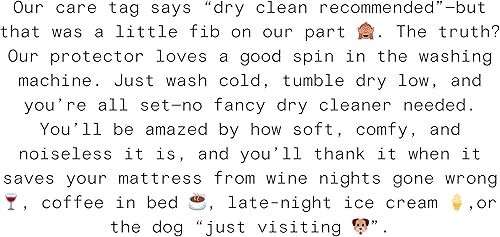 Miniatura 6 de DOZ - Protector de colchón, 100% viscosa derivada de la superficie de bambú, funda de colchón de tela de aire 3D, 100% impermeable, refrescante,