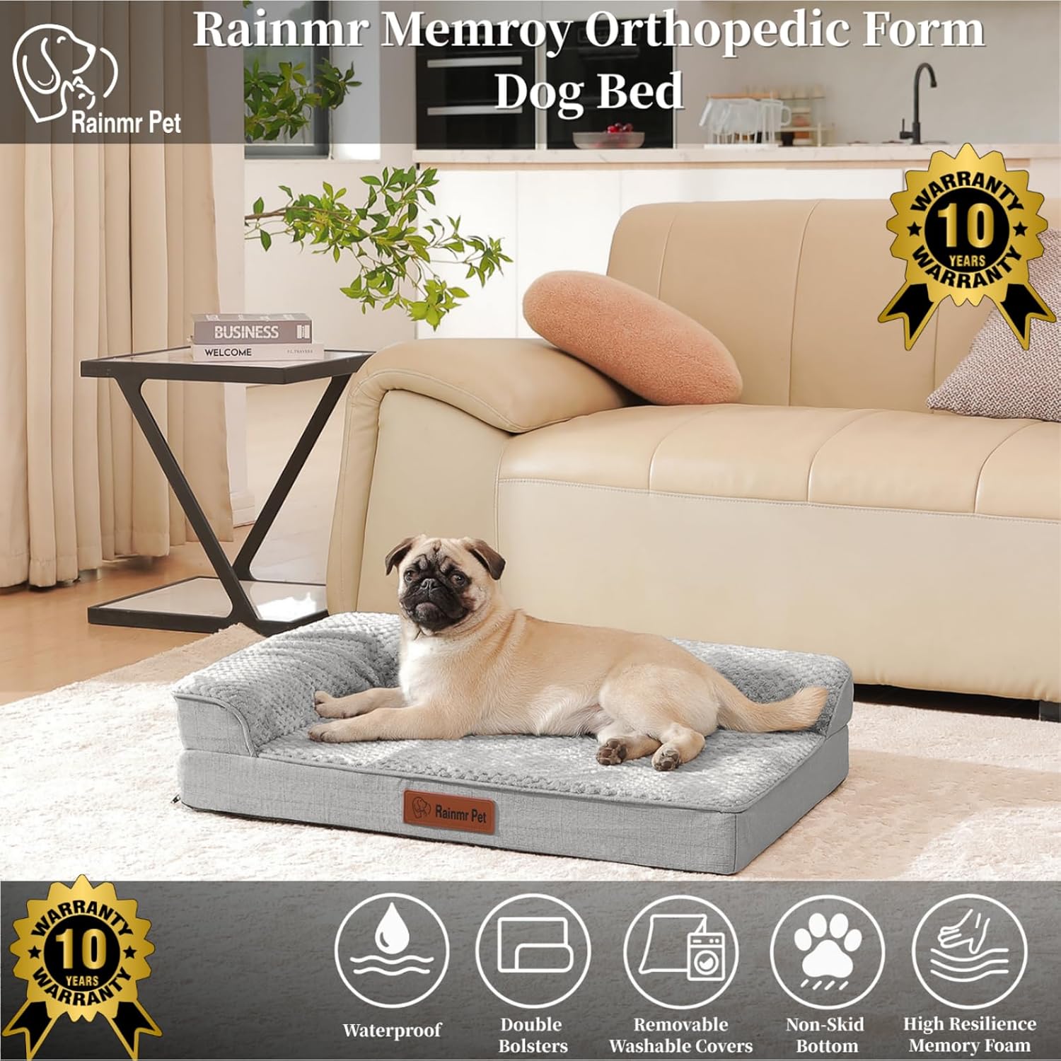 Ultimate Comfort: Review of the 3-Inch Memory Foam Orthopedic Dog Bed for Medium Dogs